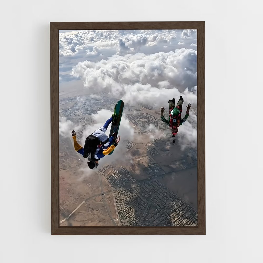 Poster games de skydiving – affiche Parachutisme (vue 5)